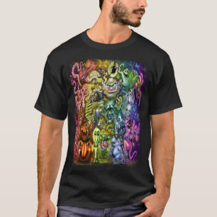 Regenboog magische wezens t-shirt