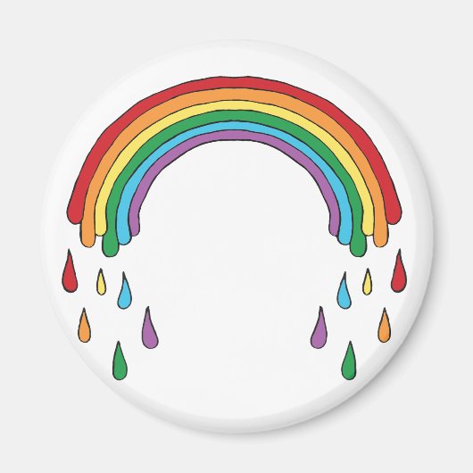 regenboog magneet (Voorkant)