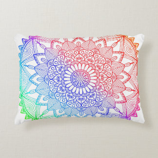 Regenboog Mandala Accent Kussen