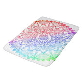 Regenboog Mandala Badmat (Gekanteld)