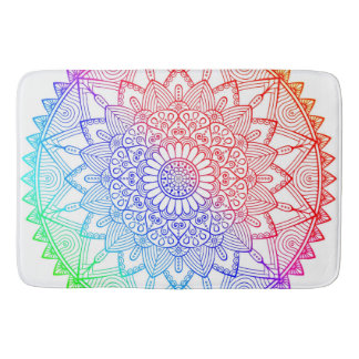 Regenboog Mandala Badmat