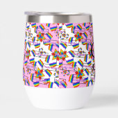 Regenboog Mandala Pride Monogram - Levendig Geomet (Rechts)