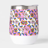 Regenboog Mandala Pride Monogram - Levendig Geomet (Links)