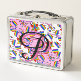 Regenboog Mandala Pride Monogram - Levendig Geomet