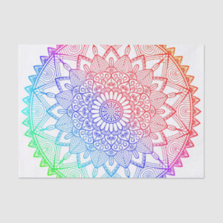 Regenboog Mandala Tissuepapier