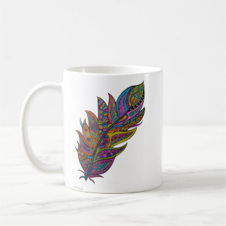 Regenboog Mandala Veer Boho Kunst Mok
