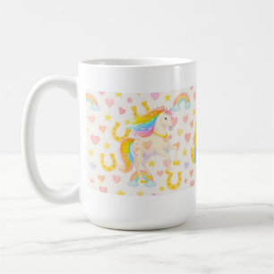 Regenboog Manen Paarden Koffiemok — Cooper & Cody