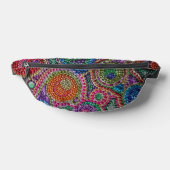 Regenboog Mardi Gras Bead Art Fanny Pack Heuptasje (Liggend)