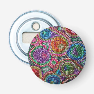Regenboog Mardi Gras knop flesopener Button Flesopener