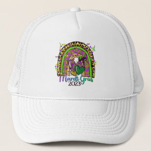 Regenboog Mardi Gras Trucker Hoed Pet