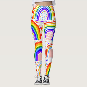 Regenboog Marker Illustratie: kinderlijk naadloos Leggings
