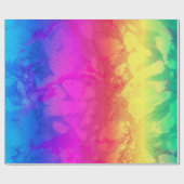  regenboog 🌈 marmer cadeaupapier (Vlak)