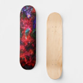 regenboog met bolvormige structuur skateboard (Voorkant)