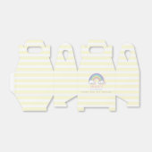 Regenboog met koortsachtige strips, gesternerd bedankdoosjes (Uitgevouwen)