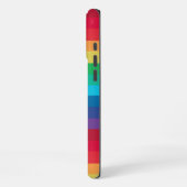 Regenboog Mobiele Telefoonhoes met Hart en Naam HA iPhone Hoesje (Linkerkant)