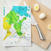 Regenboog Moderne Streep LGBT Theedoek (Quarter Fold)