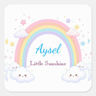 Regenboog Moppie Kinderen Sticker 🌈