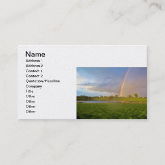 "Regenboog na het Storm" Visitekaartje