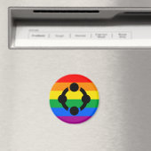 Regenboog Niche Pride Vlag Magneet (Insitu (Vaatwasser))