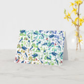 Regenboog Nieuw-Zeeland Patroon Kaart (Gele Bloem)