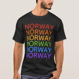 Regenboog Noorwegen shirten & jassen T-shirt