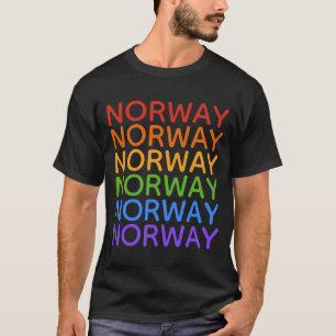 Regenboog Noorwegen shirten & jassen T-shirt