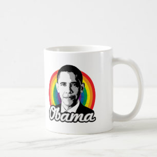 Regenboog Obama - LGBT Politiek - Koffiemok