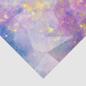 Regenboog Ombre en Goud Vuur Opal Patroon Tissuepapier (Detail)