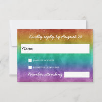 Regenboog Ombre LGBTQA Bruiloft