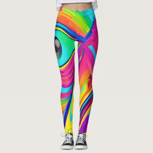 Regenboog Oog Wonder Kunst Leggings