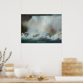 Regenboog op Amerikaanse Niagara Herfsten Poster (Keuken)