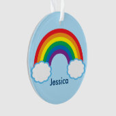  regenboog op maat ornament (voorkant)