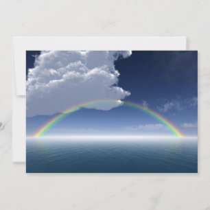 Regenboog over het Zee Kaart