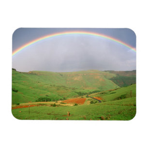Regenboog Over Heuvels, Oost-Kaap, Zuid-Afrika Magneet