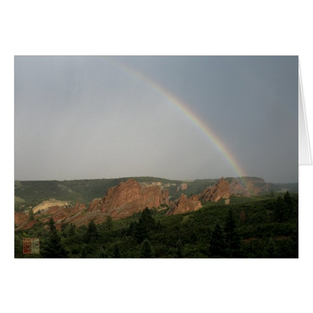 Regenboog over Hogbacks (Voorkant Horizontaal)
