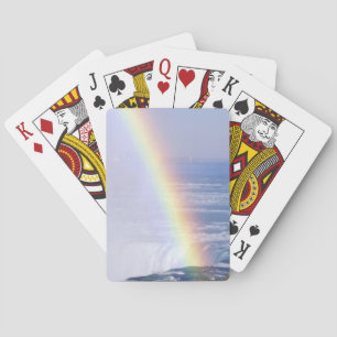 Regenboog over Niagara Herfsten, New York Pokerkaarten