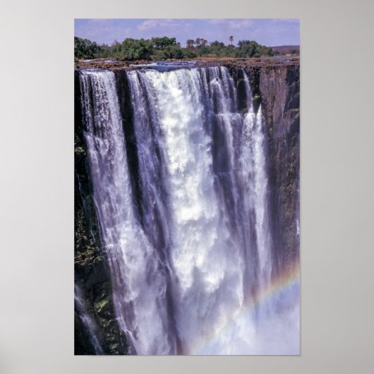 Regenboog over VictoriaHerfsten - Zimbabwe, Afrika Poster (Voorkant)
