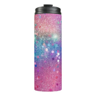 Regenboog Pailletten Kleurrijke Glitters Thermosbeker