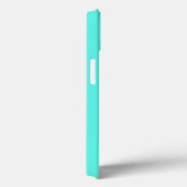 Regenboog palmboom tekening met blauwe achtergrond Case-Mate iPhone case (Achterkant / Rechts)