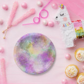 Regenboog Papieren Bordje (Feest)