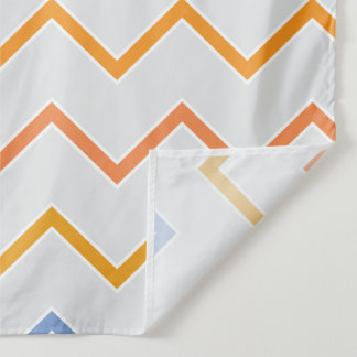 Regenboog pastel zigzag lijnen figuur  wandkleed