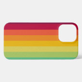 Regenboog patroon gepersonaliseerd iPhone hoesje (Achterkant horizontaal)