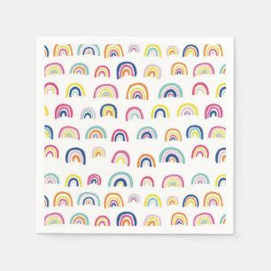 Regenboog patroon servet