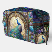 Regenboog Peacock Toiletartikelen Tas Dopp Kit (Rechterhoek)