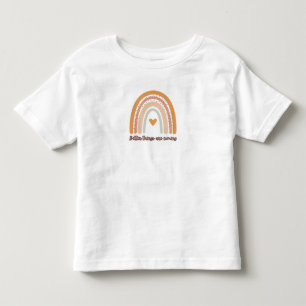 Regenboog Peuter T-Shirt – Positieve Quote Kindere