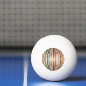 Regenboog Pingpongballen (Net)