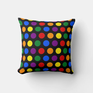 Regenboog Polka Dot Gooi Kussen