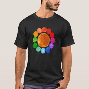 Regenboog Polka Dot Internationale Dot Dag Septemb T-shirt