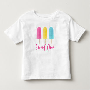 Regenboog Pop Sweet Een zomer 1e Verjaardag Kinder Shirts