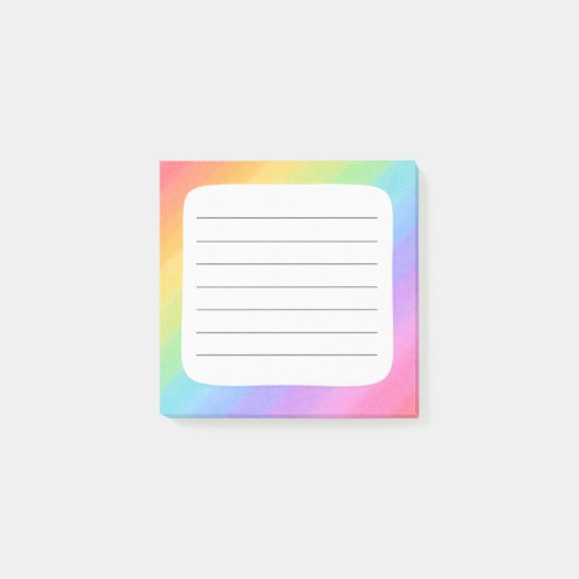 Regenboog Post-it® Notes (Voorkant)